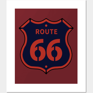 Route 66 logo design Posters and Art